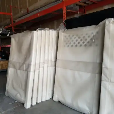 VINYL GATES 4X6 and 6X6 / Lattice Top, View more