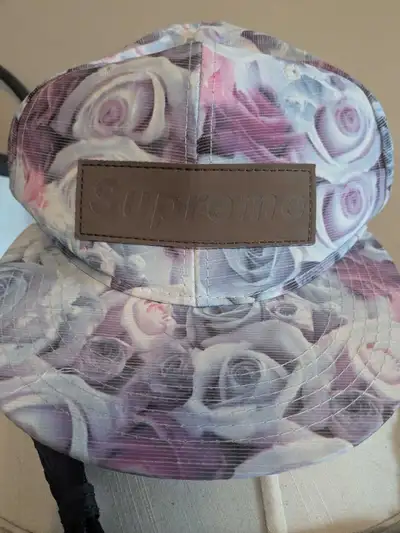 Supreme Rose Snapback Hat, View more