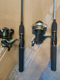 2 Zebco rods and reels