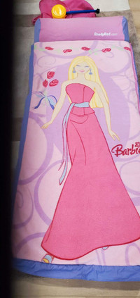 Barbie " Readybed" portable childs airmattress with foot pump