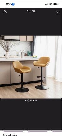 New Set of 2 Adjustable Swivel Bar Stools $75 Each Mississauga / Peel Region Toronto (GTA) Preview