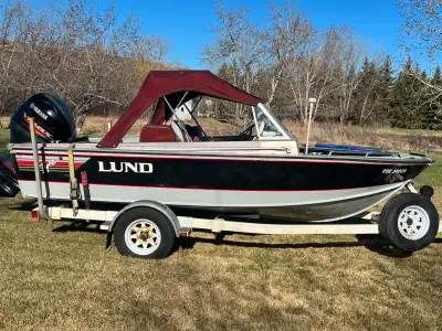 Selling our aluminum Lund Tyee 1650 that is in very good condition. $25,000 OBO Yamaha 90 HP Vmax wa...
