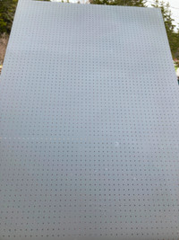 Six Panels with Pegboard Oneside 48 x 72 x 3 inches