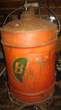 Antique oil/gas tins/drums/cans etc & lots more unique items