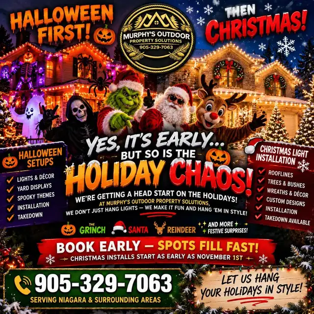 Halloween & Christmas Light & Décor Installation | Holiday, Event ...