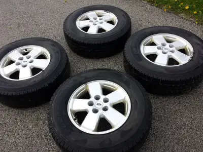 Alloy Rims 235/70 R16 Only. Price is for alloy rims only. Tires will need replacing. Center Bore / H...
