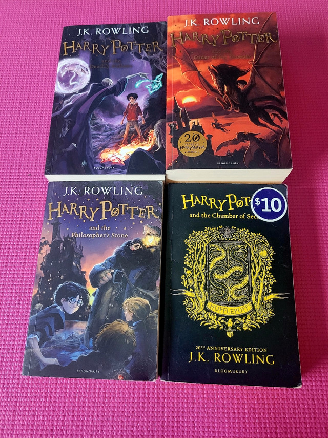 Harry Potter Hard & Soft Cover Books in Children & Young Adult in Calgary