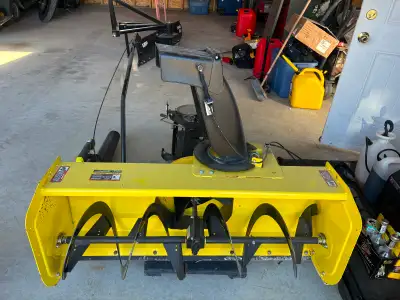 John Deere snowblower almost new condition, View more