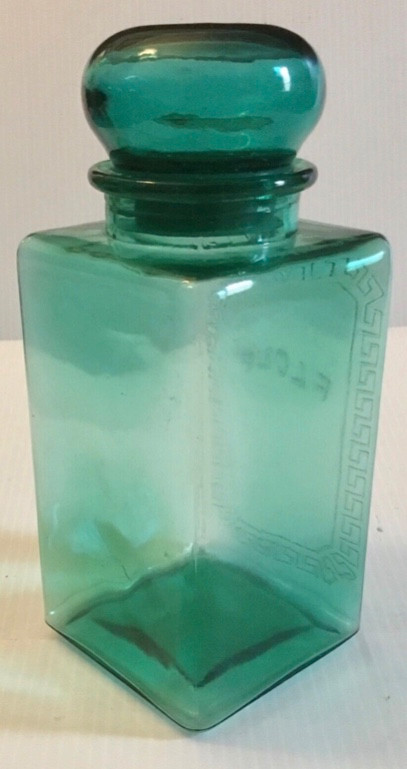Bubble Lid Glass Canister Flour Storage Jar Square Apothecary in Arts & Collectibles in St. Catharines - Image 2