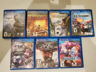 PlayStation Vita Games Collection BATMAN RESISTANCE UNCHARTED, View more