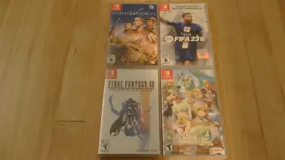 divers jeux nintendo switch 1 et 2 neufs, View more