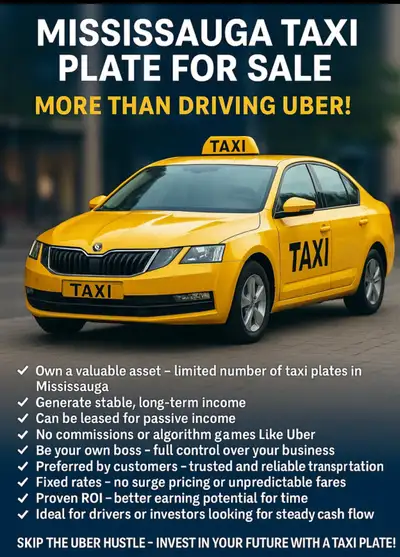 Mississauga Taxi Plate for sale, View more