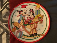 Schmid Mickey & Minnie's Rockin' Xmas 1991 Collectors plate