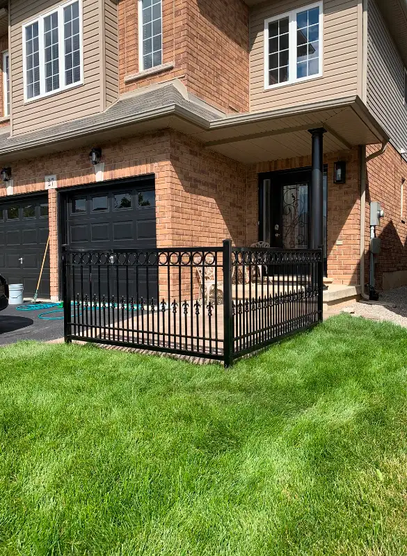 fence , post holes and decking62864740719873121