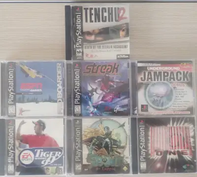 Sony PS1 PSX PSOne games (prices in desc), View more