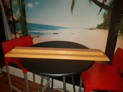 TABLETTE 2 PALIERS EN BOIS, View more