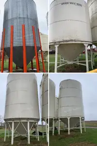 Qty of Hopper Bottom Bins up for Auction