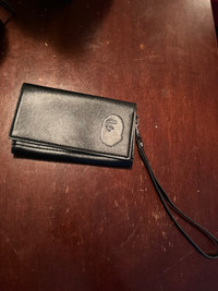 BAPE Large Leather Wallet