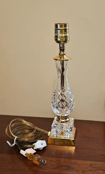 Vintage Crystal Table Lamp, View more