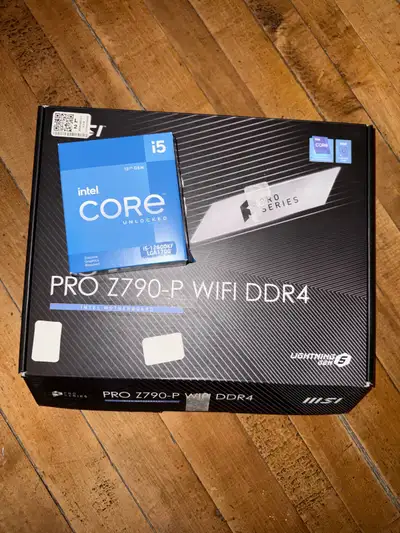 Intel i5-12600KF + MSI Pro Z790-P WiFi + 32GB DDR4 G Skill, View more