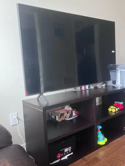 Samsung led crystal 58 inch tv with tv table, View more