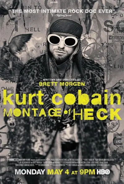 KURT COBAIN "MONTAGE OF HECK" CINEPLEX MOVIE THEATRE POSTER, View more