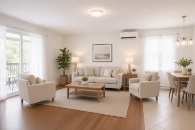 Logement lumineux dans une copropriété paisible. Proche commerces, écoles, clinique, pharmacie, tran...
