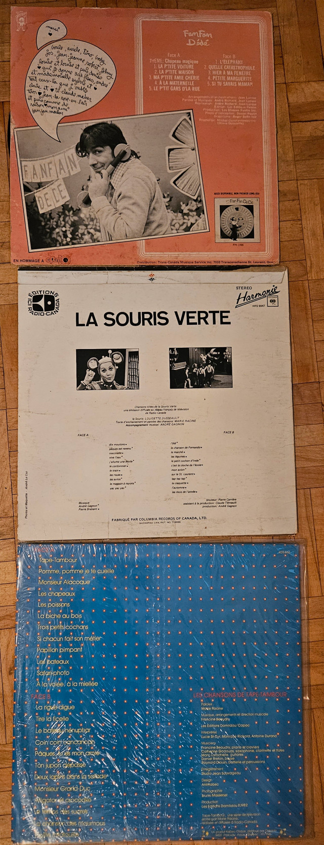 LP vinyle émissions jeunesse Québec  dans CD, DVD et Blu-ray  à Laval/Rive Nord
