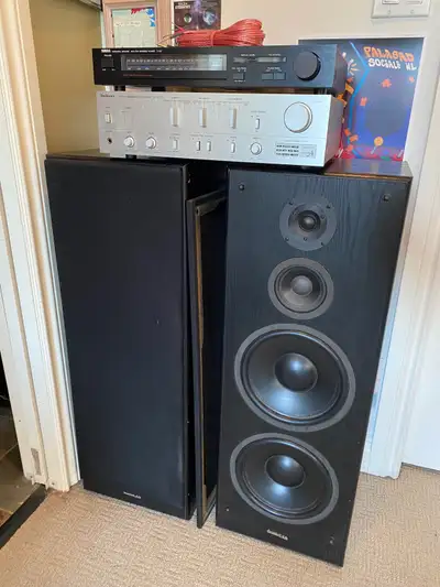 Technics Amp w/ Speakers & Tunner, View more