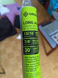 Greenlee 30" Long Auger Bit71PT - 13/16