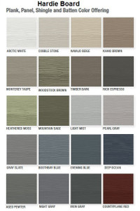 HardiePlank Siding boards and Trims