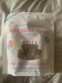 Bocce's Bakery, Birthday Cake dog  treats