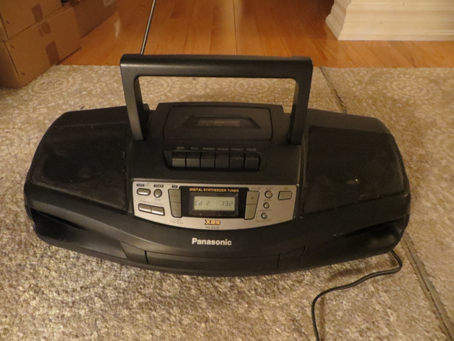 PANASONIC STEREO BOOMBOX - CD/TAPE/RADIO in Stereo Systems & Home Theatre in Kitchener / Waterloo