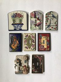 Decorative light switch plates