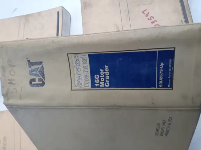 CAT 16G Grader manuals in Heavy Equipment Parts & Accessories in Whitehorse - Image 2