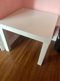 Ikea White LACK side table