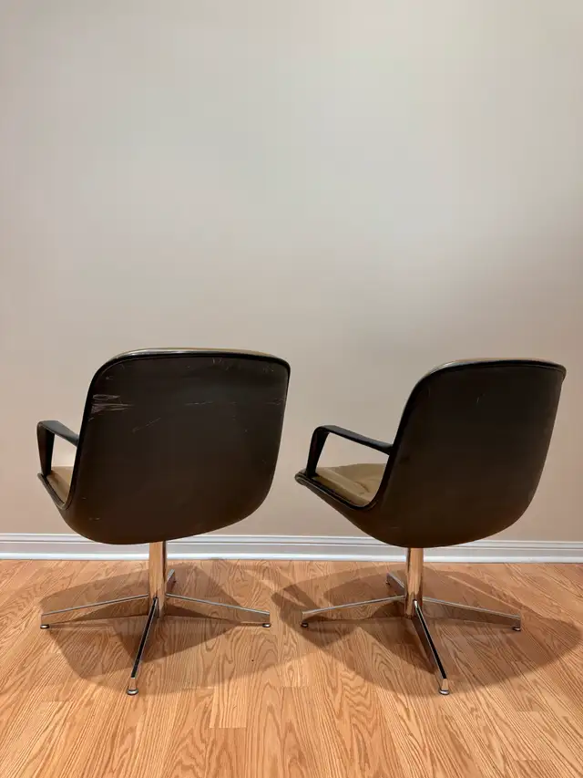 Mid Century Swivel Chrome Chairs62864365638018122
