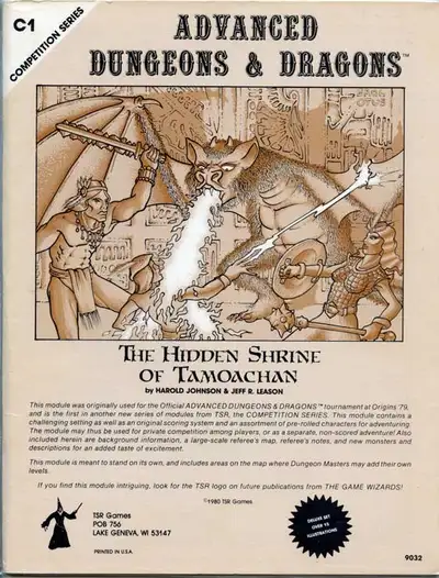 C1 THE HIDDEN SHRINE OF TAMOACHAN TSR MODUALE #9031 (1980) MONO, View more