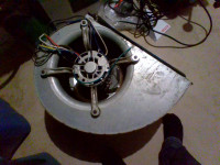 Carrier blower fan & 2 stage electric motor