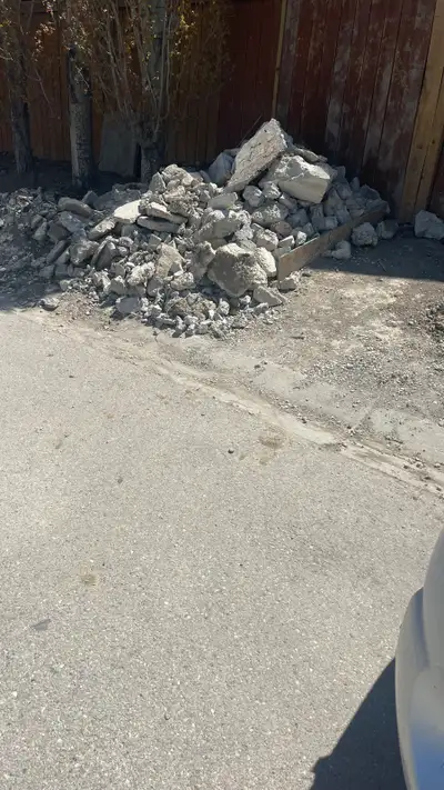 Looking for someone who can haul away some yard soil, and concrete for a reasonable cost