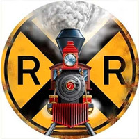 Vintage railroad sign