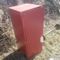 Metal  Cabinet.  Red