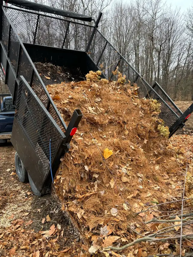 dumping trailer/remorque dompeuse: 5’6” x 10’ in Cargo & Utility Trailers in West Island - Image 5