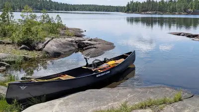 A 3 year old Nova Craft Prospector 15' in Blue Steel. Current retail is around $5,600 + tax. Length:...