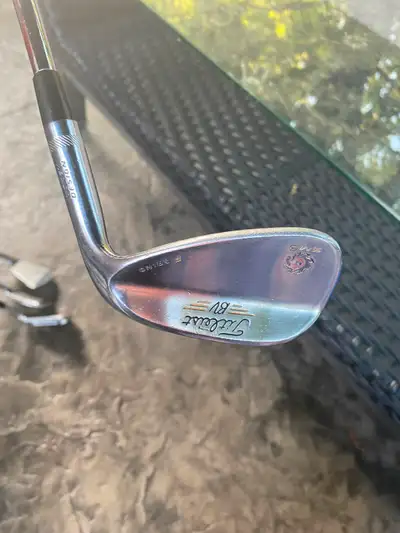 Titleist vokey sm5 48 degree gap wedge. Good condition, and grip has lots of life left. Gorgeous wed...