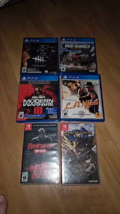 Ps4 & Nintendo Switch Games , View more
