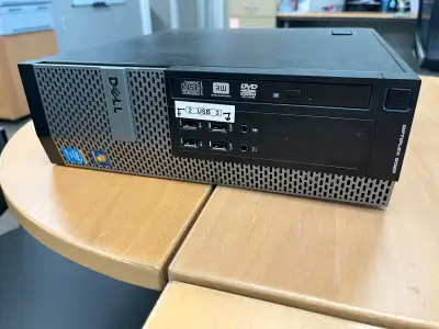 Dell Optiplex 9020 Desktop Computer. - SFF (small form factor) case. - Intel i5 CPU 4570 (4th genera...
