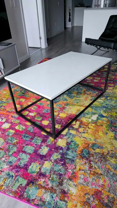 Hexham Coffee Table - Metal Base, View more