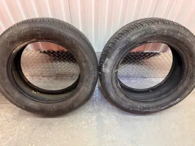 I'm offering a pair of all-season tires, size 205/60R16 92T, perfect for your car! These tires, manu...