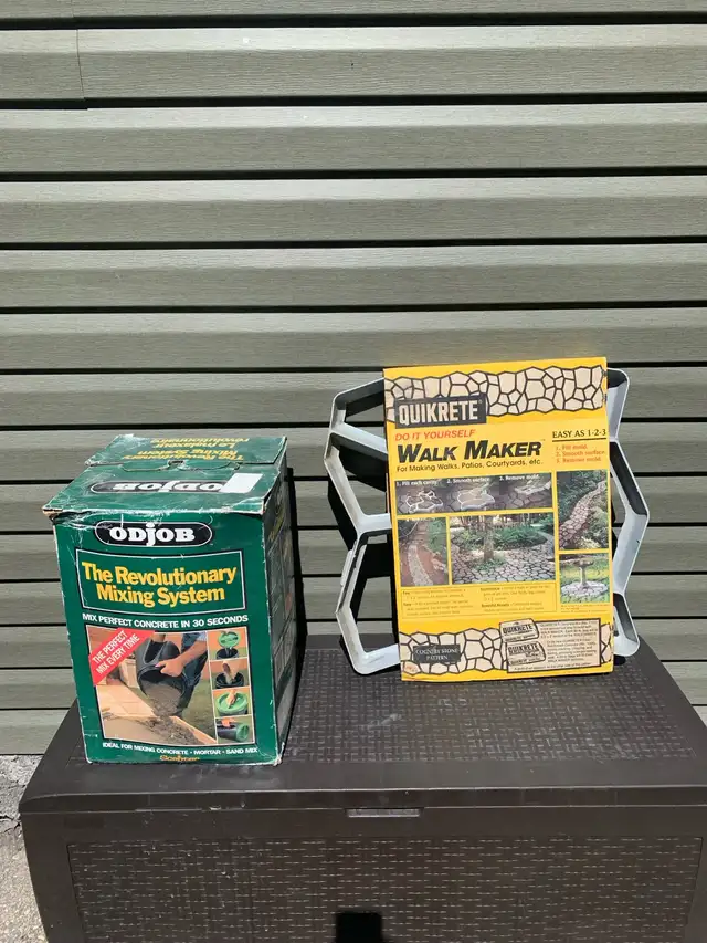 Quikrete Walkway maker and ODJOB concrete mixer in Other in Winnipeg - Image 5